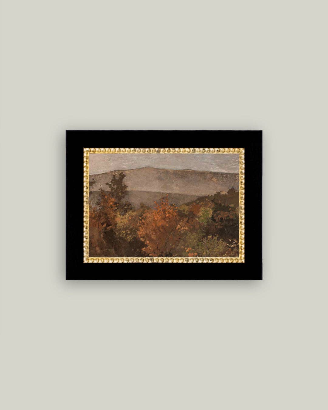 Autumn Tree Tops Framed Antique Art