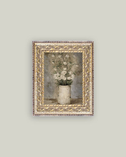 Long Stem Roses Framed Antique Art