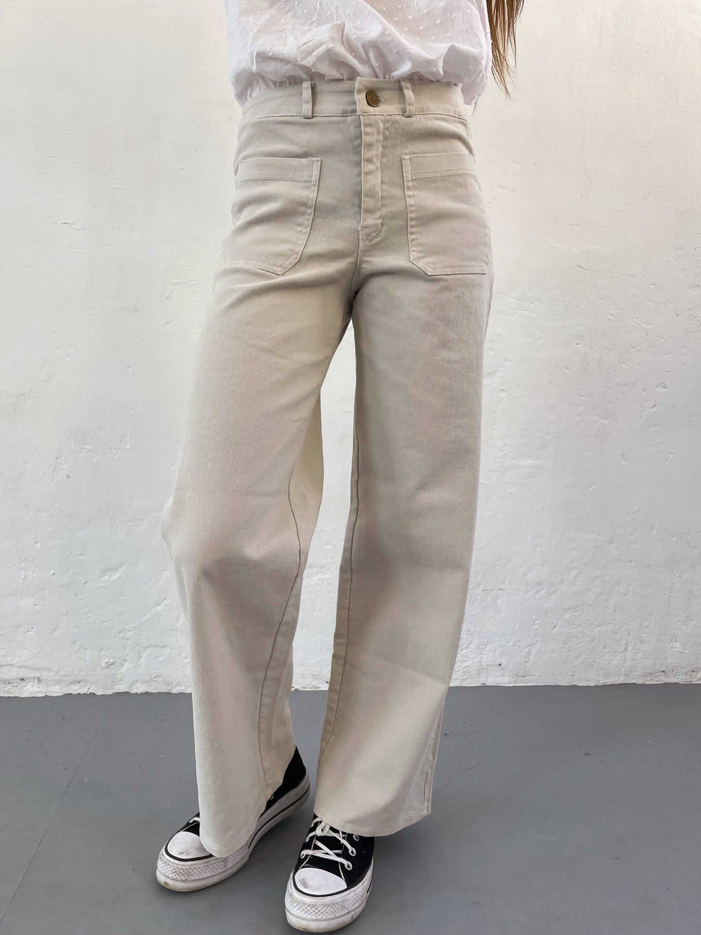 Bea Beige Jeans