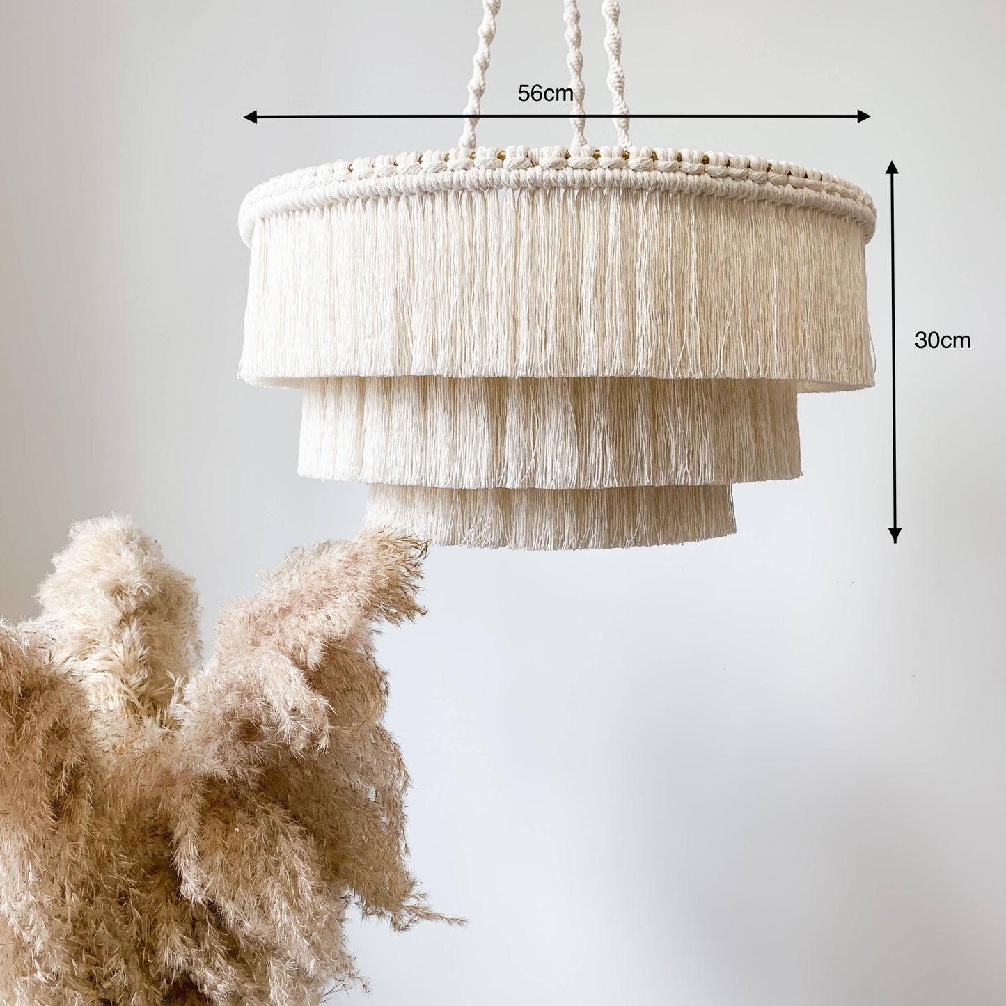 Cotton Fringe Pendant