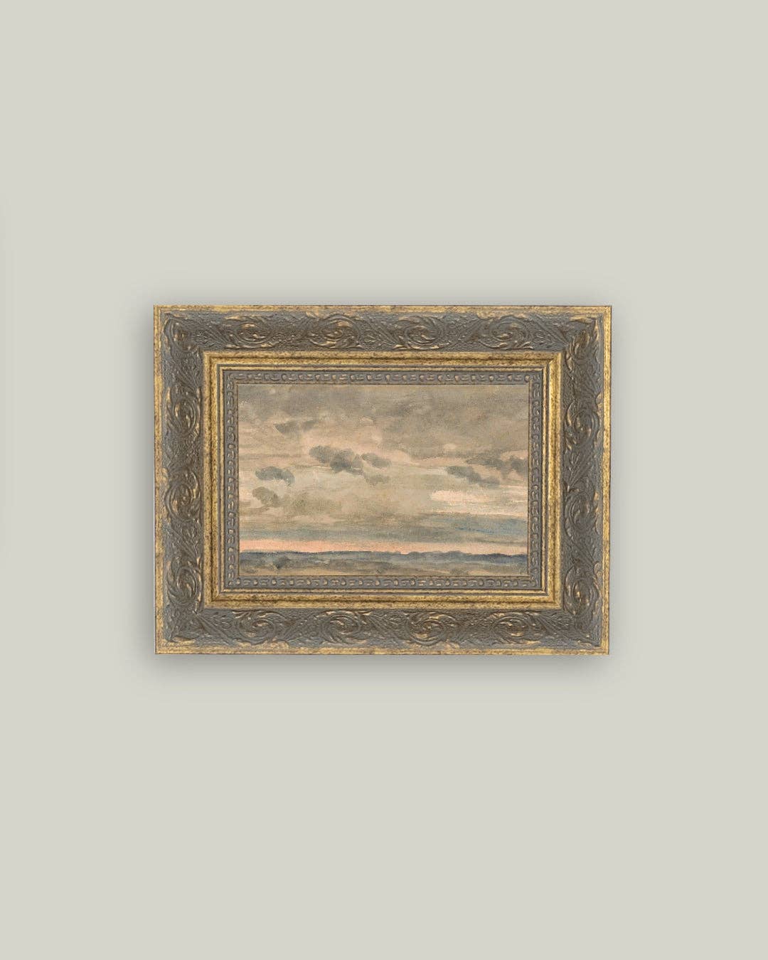 Sunset Sky Framed Antique Art