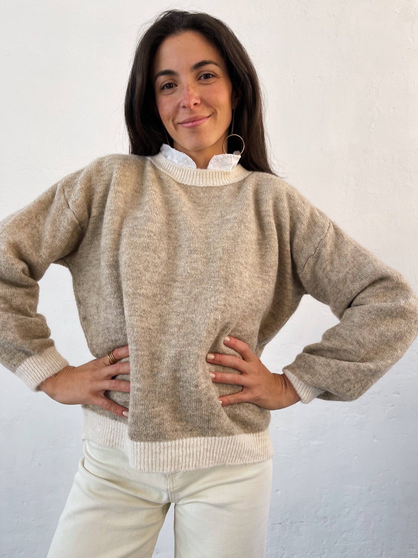 Sofia Beige Sweater