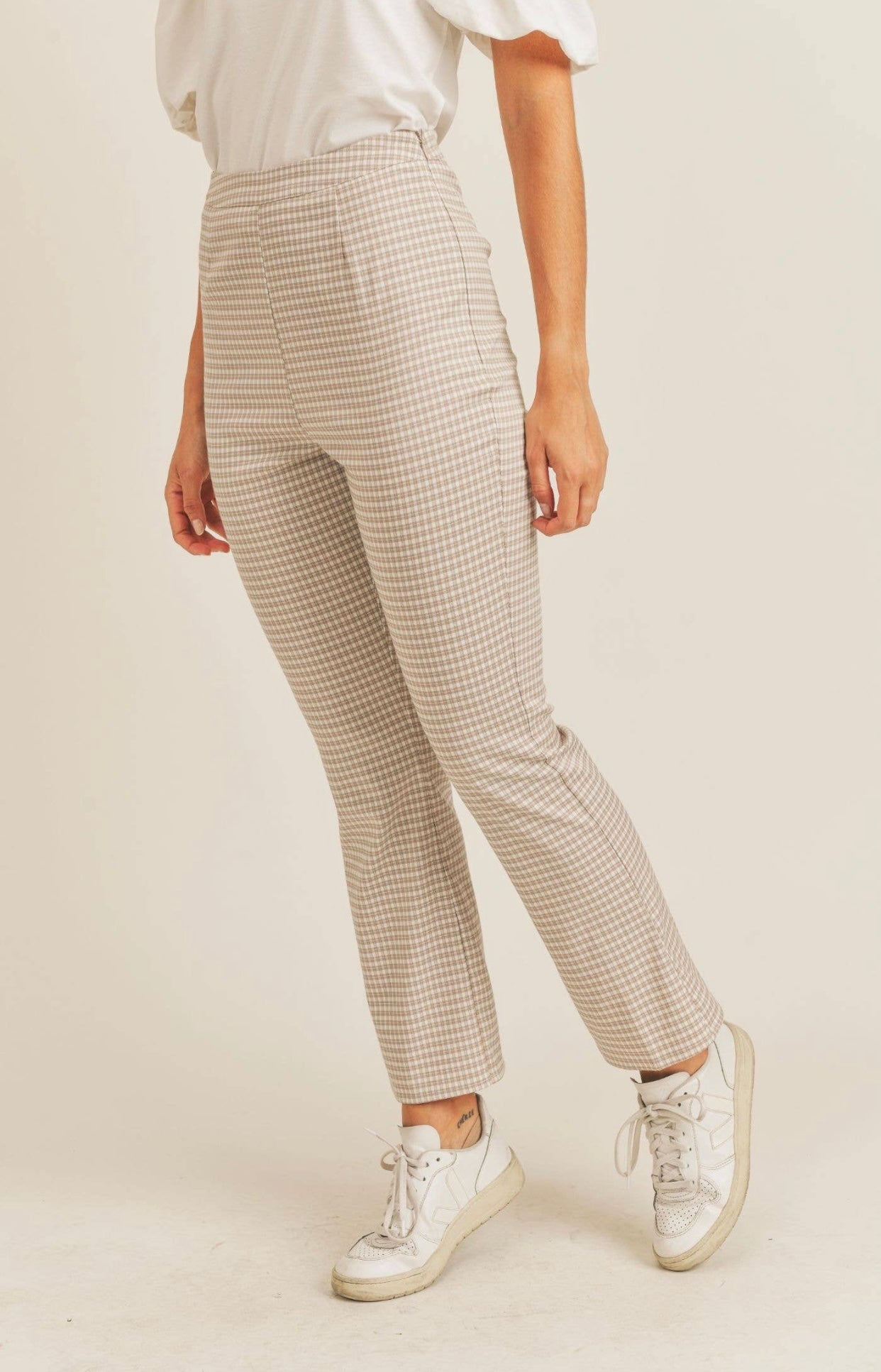 Zara | Pants & Jumpsuits | Preppy Gingham Trousers | Poshmark